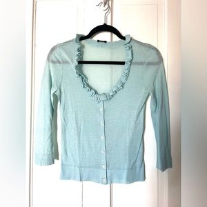 Robin’s Egg Blue J Crew Cardigan